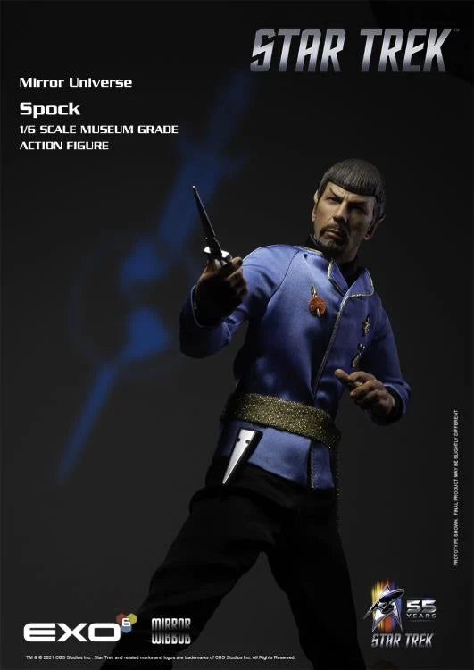 Pedido Figura Mirror Universe Mr. Spock - Star Trek: The Original Series marca EXO-6 EXO-01 escala 1/6