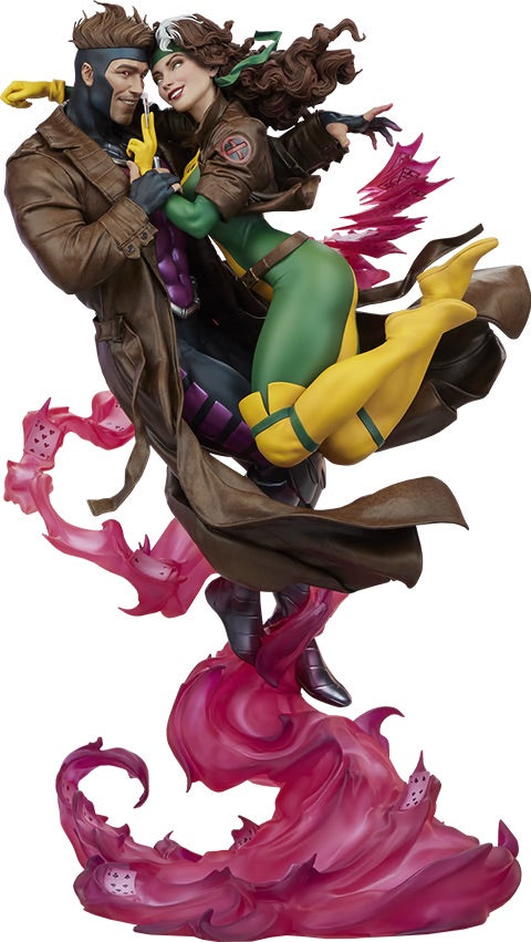 Preventa Estatua Marvel Rogue & Gambit marca Sideshow Collectibles (47 cm)