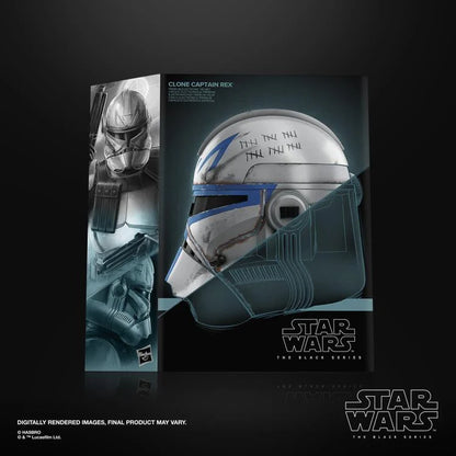 Pedido Casco Electrónico del Clone Captain Rex - Serie Star Wars: Ahsoka - Star Wars: The Black Series marca Hasbro escala real 1/1