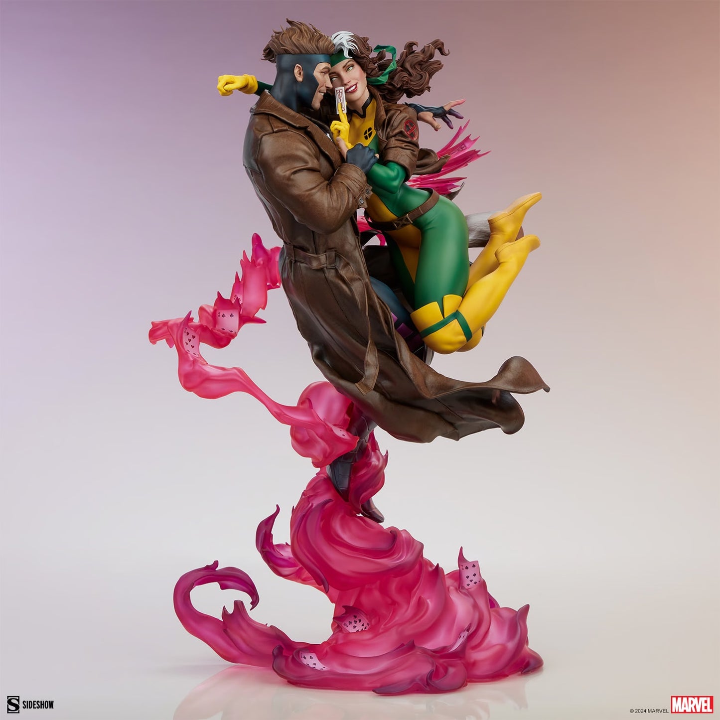 Preventa Estatua Marvel Rogue & Gambit marca Sideshow Collectibles (47 cm)