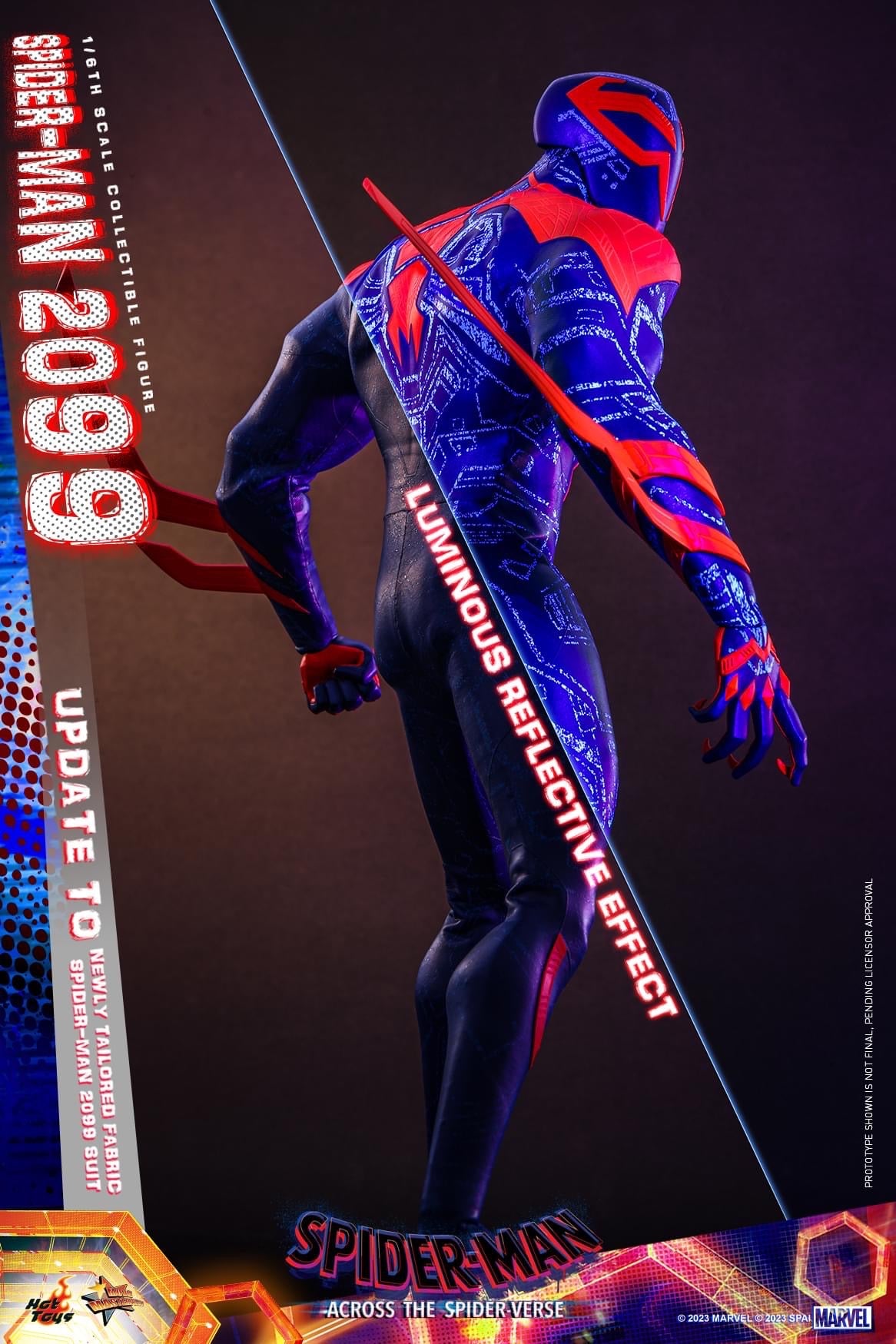 Preventa Figura Spider-Man 2099 - Spider-Man: Across the Spider-Verse marca Hot Toys MMS711 escala 1/6 (actualizada)