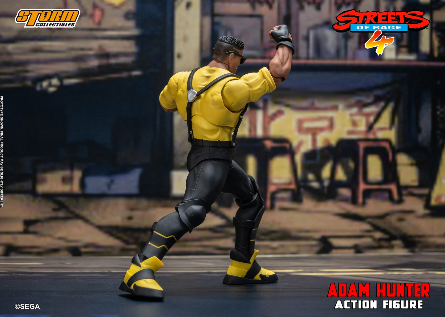 Preventa Figura Adam Hunter - Streets of Rage 4 marca Storm Collectibles escala pequeña 1/12