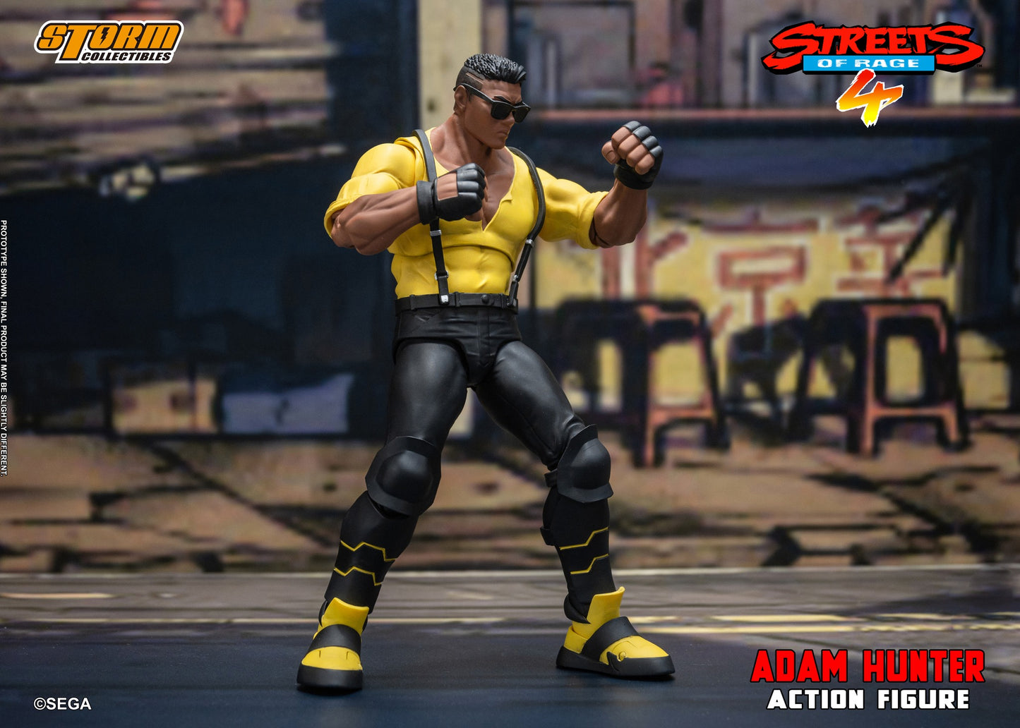 Preventa Figura Adam Hunter - Streets of Rage 4 marca Storm Collectibles escala pequeña 1/12