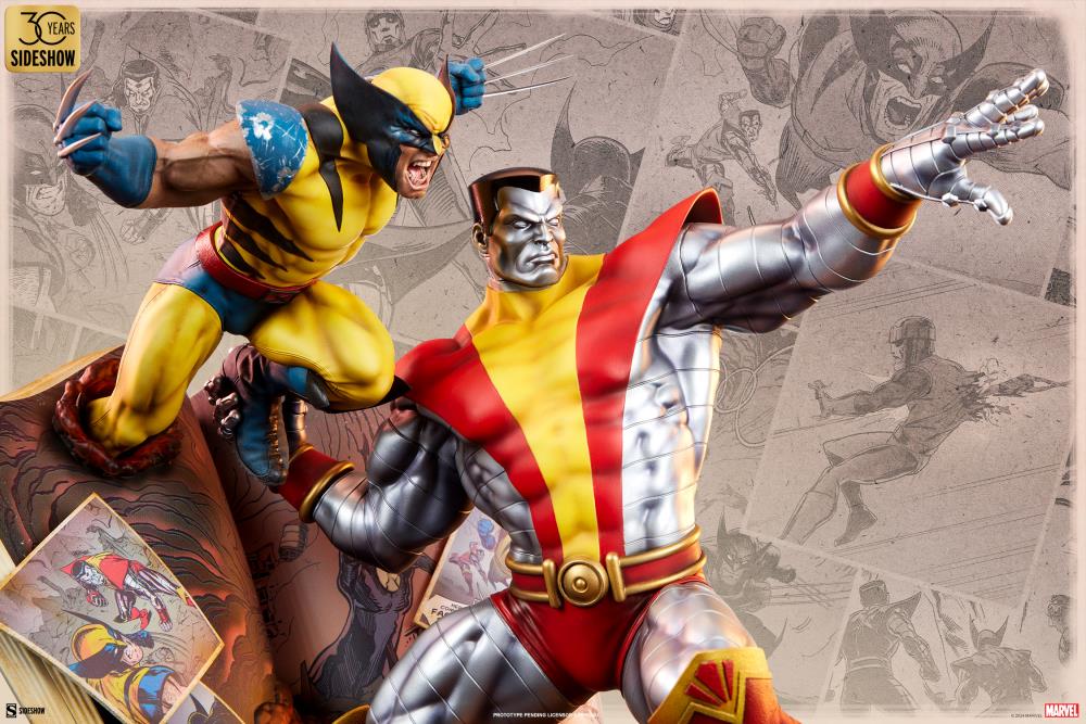 Preventa Estatua Marvel Colossus & Wolverine (Fastball Special) marca Sideshow Collectibles (45.72 cm)