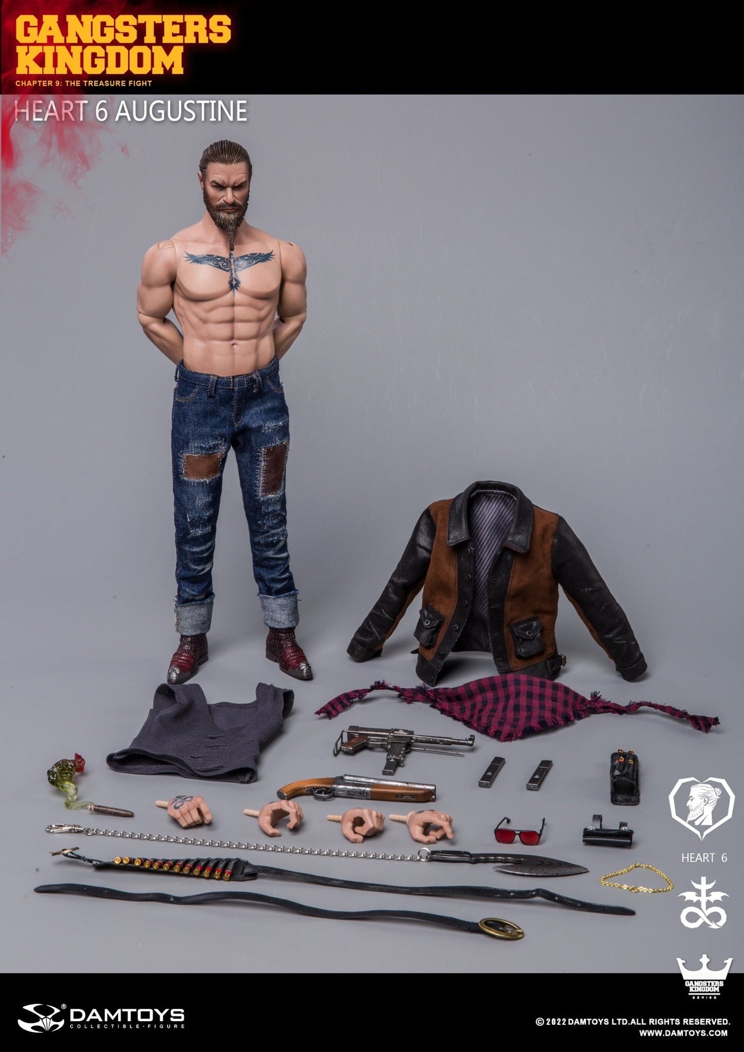 Pedido Figura Hearts 6 Augustine - Gangsters Kingdom marca Damtoys GK027 escala 1/6