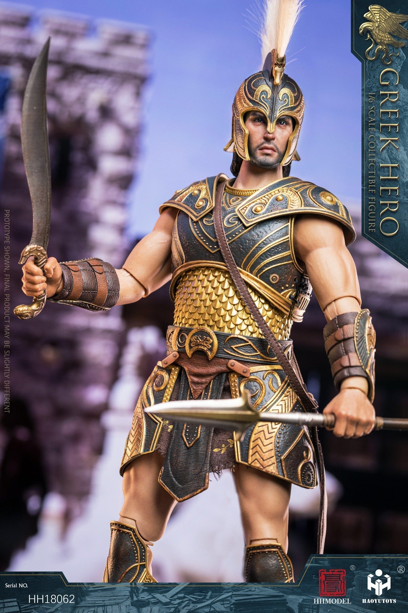 Pedido Figura Greek Hero marca HaoyuToys HH18062 escala 1/6