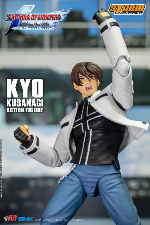 Pedido Figura Kyo Kusanagi - The King of Fighters 2002 Unlimited Match marca Storm Collectibles SKKF08 escala pequeña 1/12