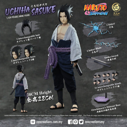 Pedido Figura Sasuke Uchiha - Naruto Shippuden marca Zen Creations PAF003 escala 1/6