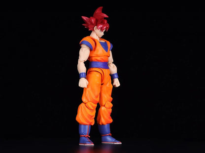 Preventa Figura Super Saiyan God Goku (Saiyan God of Virtue) - Dragon Ball Super - S.H.Figuarts marca Bandai Spirits escala pequeña 1/12