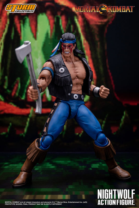 Pedido Figura Nightwolf - Mortal Kombat marca Storm Collectibles DCMK16 escala 1/12