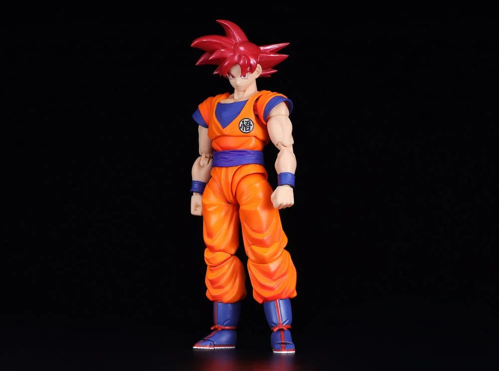 Preventa Figura Super Saiyan God Goku (Saiyan God of Virtue) - Dragon Ball Super - S.H.Figuarts marca Bandai Spirits escala pequeña 1/12