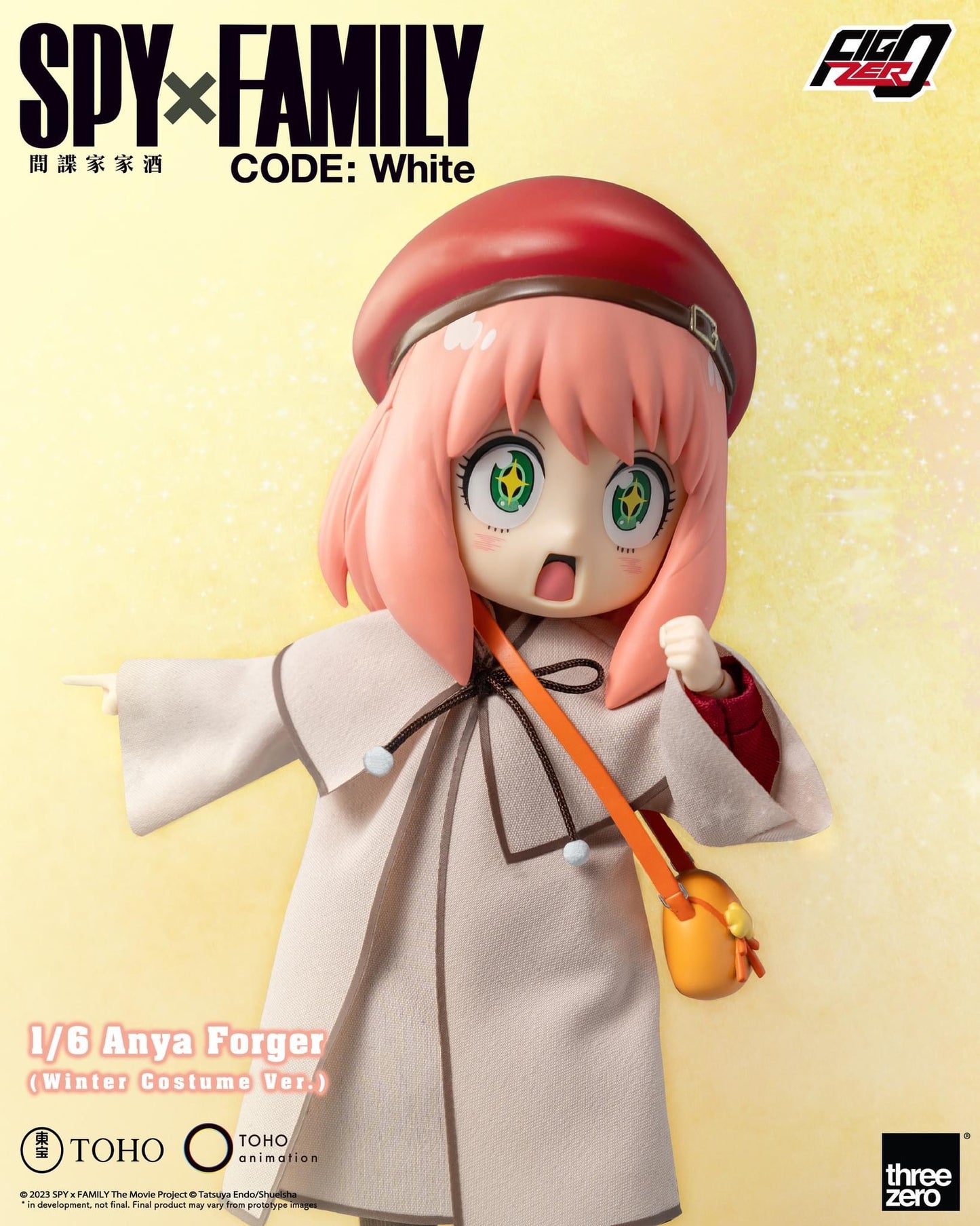 Pedido Figura Anya Forger (Winter Costume version) - SPY × FAMILY Code: White marca Threezero 3Z0781 escala 1/6