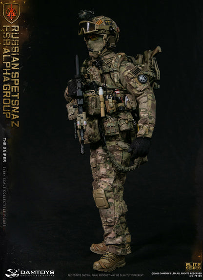 Preventa Figura The Sniper - Russian Spetsnaz FSB Alpha Group marca Damtoys 78100 escala 1/6