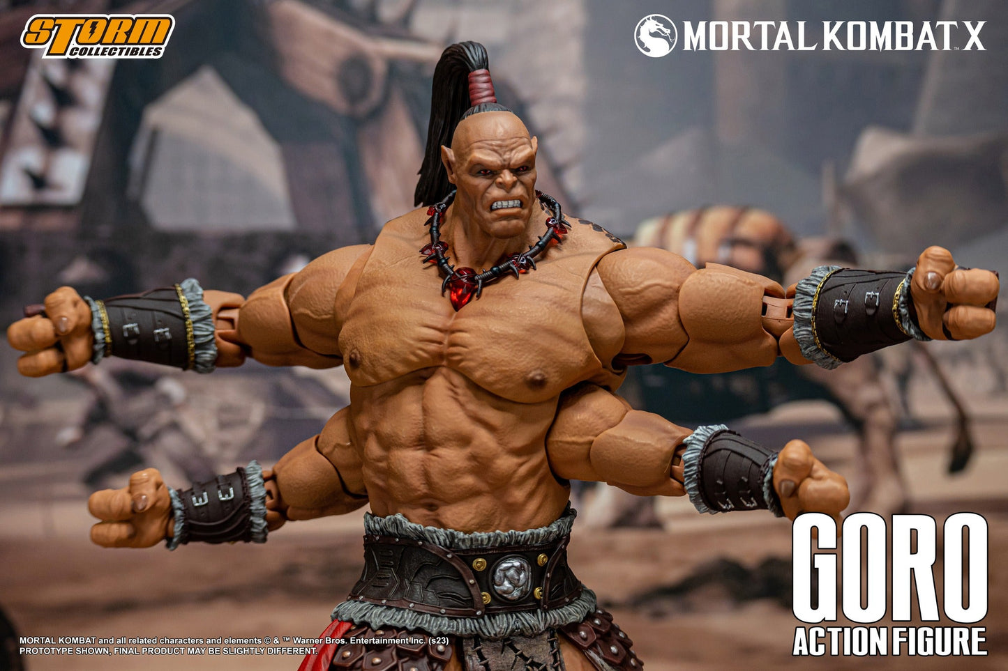 Pedido Figura Goro - Mortal Kombat X marca Storm Collectibles escala 1/12