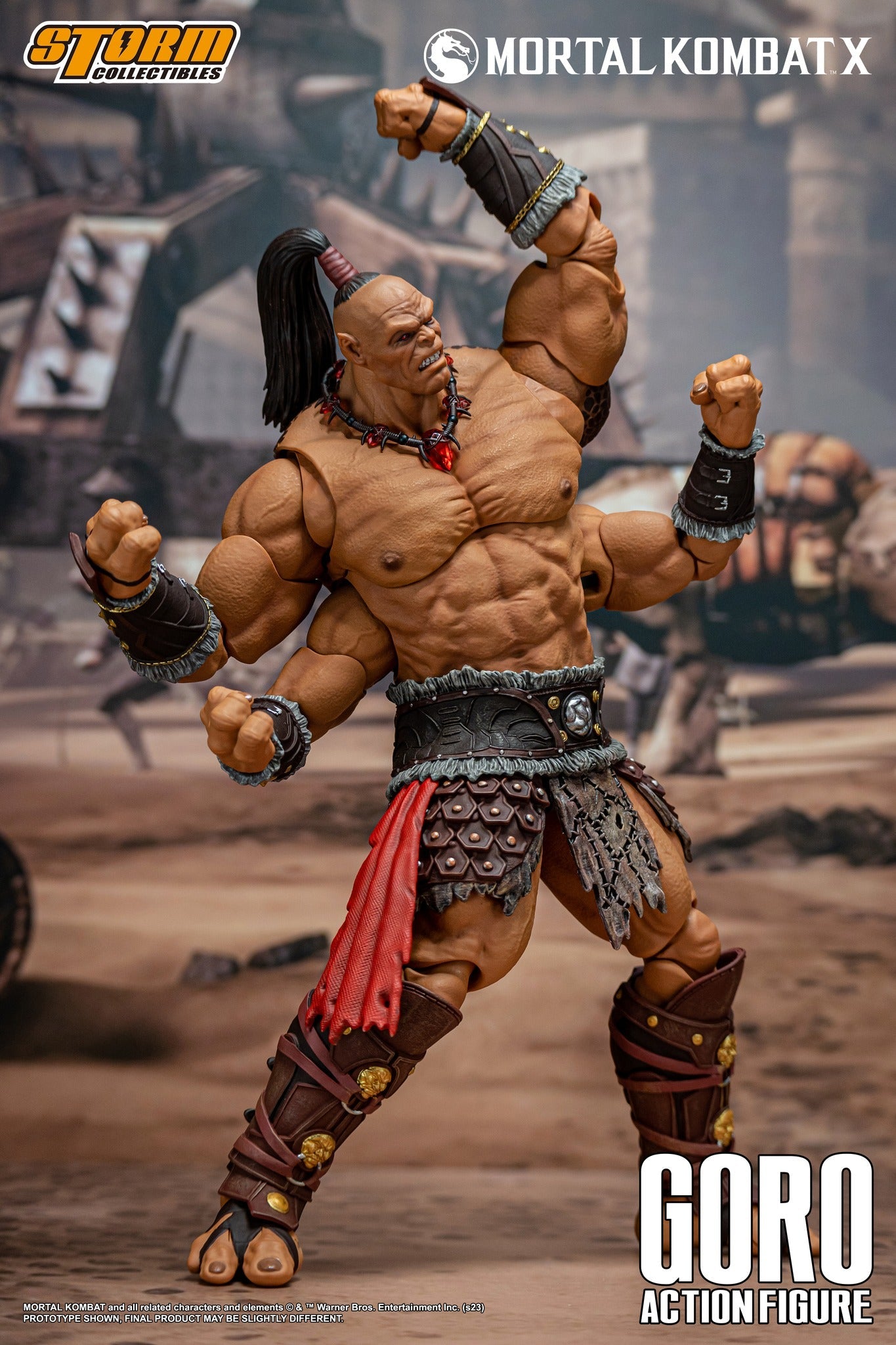 Pedido Figura Goro - Mortal Kombat X marca Storm Collectibles escala 1/12