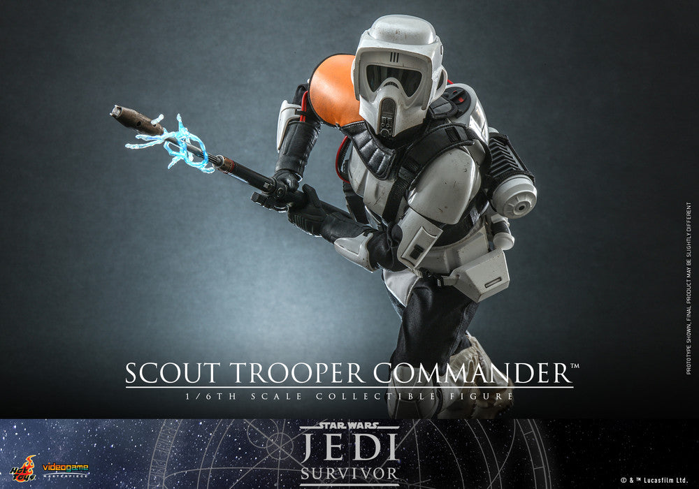 Pedido Figura Scout Trooper Commander - Star Wars Jedi Survivor marca Hot Toys VGM53 escala 1/6