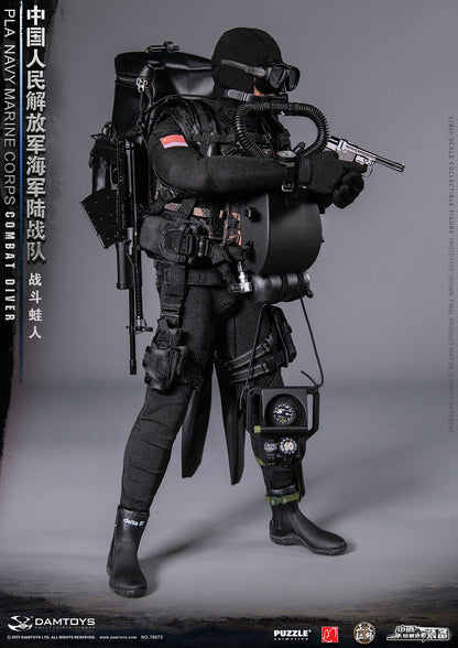 Preventa Figura PLA Navy Marine Corps Combat Diver marca DAMTOYS 78073 escala 1/6