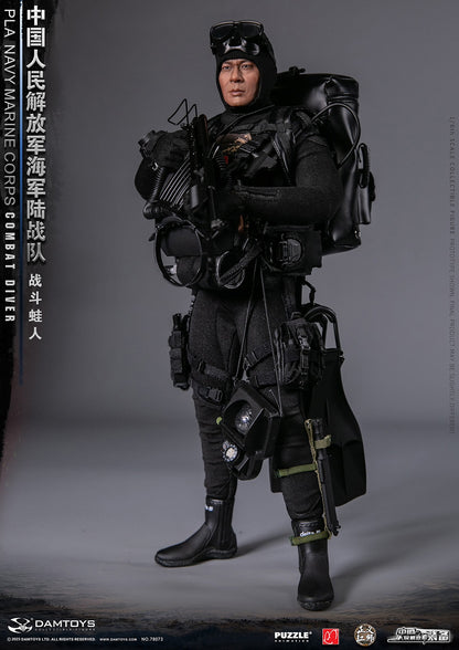 Preventa Figura PLA Navy Marine Corps Combat Diver marca DAMTOYS 78073 escala 1/6