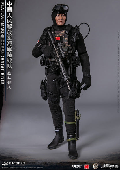 Preventa Figura PLA Navy Marine Corps Combat Diver marca DAMTOYS 78073 escala 1/6