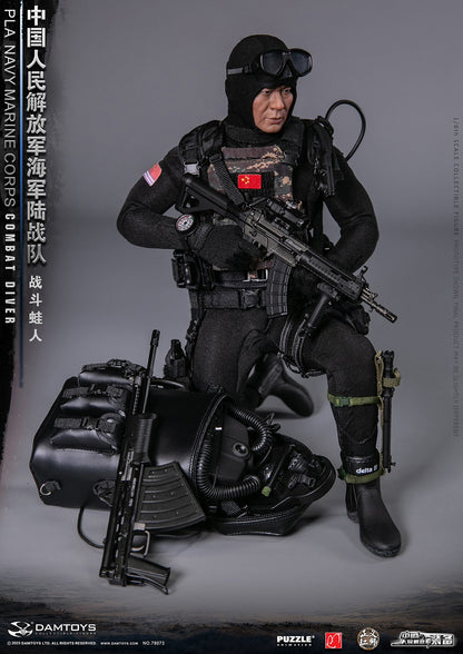 Preventa Figura PLA Navy Marine Corps Combat Diver marca DAMTOYS 78073 escala 1/6