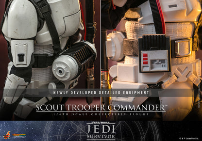 Pedido Figura Scout Trooper Commander - Star Wars Jedi Survivor marca Hot Toys VGM53 escala 1/6