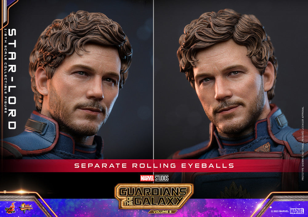 Preventa Figura STAR-LORD- Guardians of the Galaxy Vol. 3 marca Hot Toys MMS709 escala 1/6