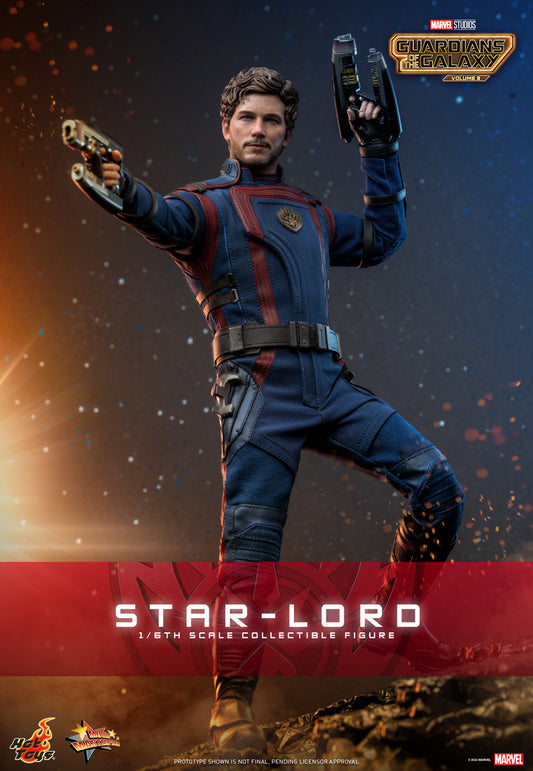 Preventa Figura STAR-LORD- Guardians of the Galaxy Vol. 3 marca Hot Toys MMS709 escala 1/6