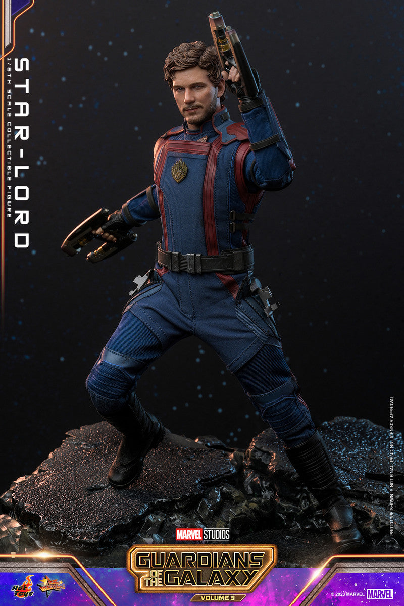 Preventa Figura STAR-LORD- Guardians of the Galaxy Vol. 3 marca Hot Toys MMS709 escala 1/6