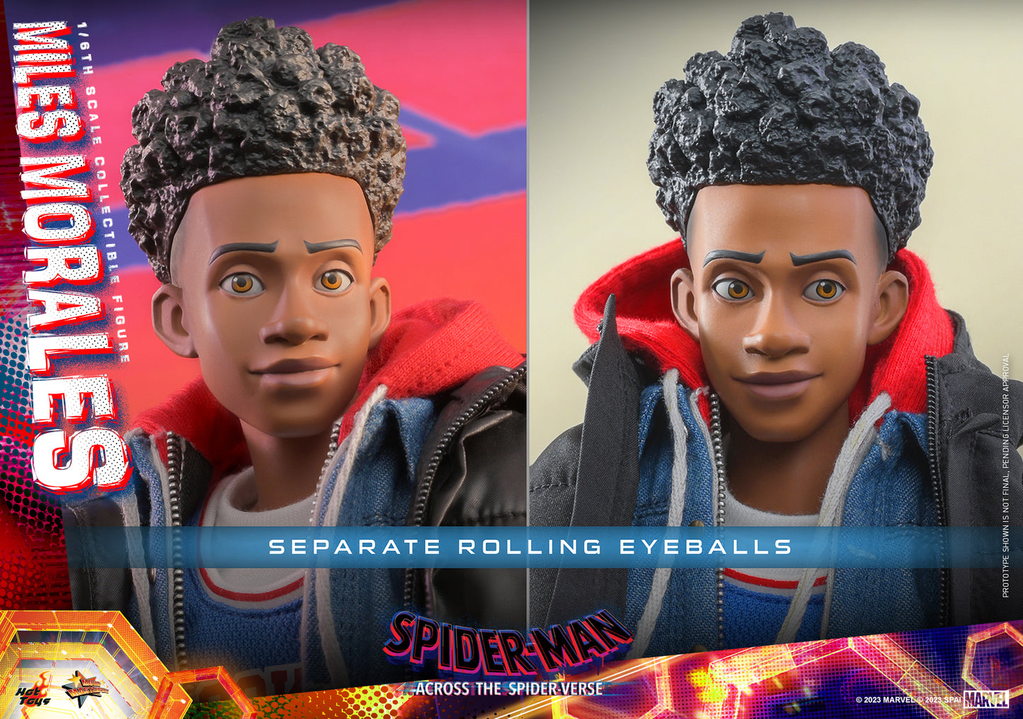 Preventa Figura Miles Morales - Spider-Man: Across the Spider-Verse marca Hot Toys MMS710 escala 1/6