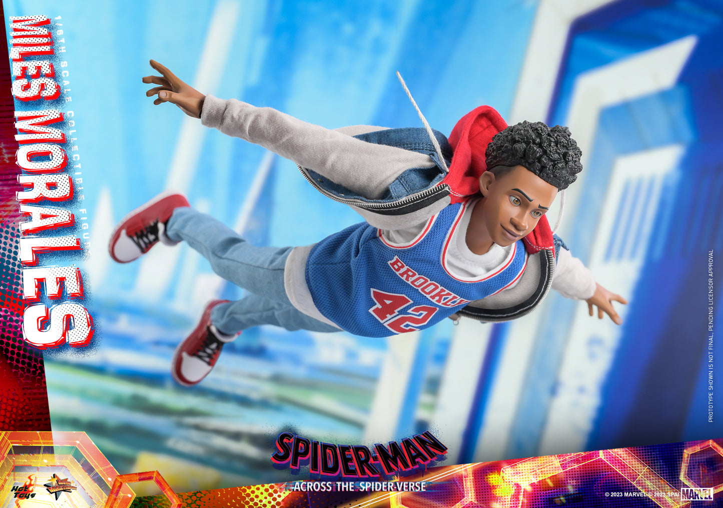 Preventa Figura Miles Morales - Spider-Man: Across the Spider-Verse marca Hot Toys MMS710 escala 1/6