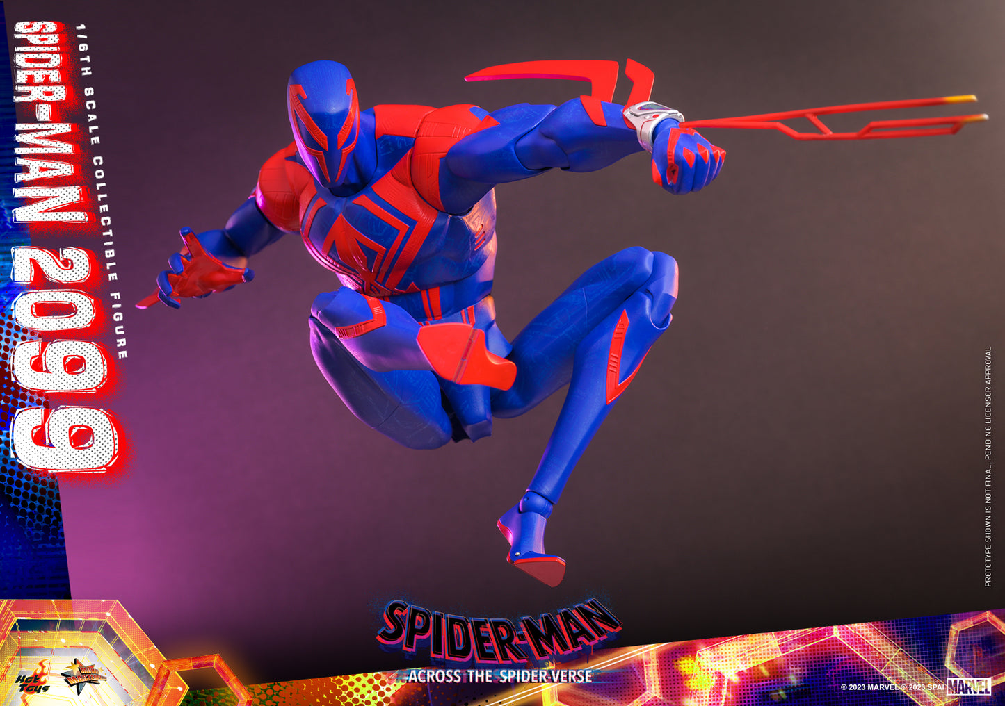 Preventa Figura Spider-Man 2099 - Spider-Man: Across the Spider-Verse marca Hot Toys MMS711 escala 1/6 (actualizada)