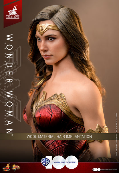 Preventa Figura WB100 WONDER WOMAN (EXCLUSIVA) marca Hot Toys MMS698 escala 1/6 (SOLO 7 DIAS DE PREVENTA)