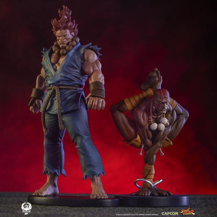 Preventa Set Estatuas Akuma & Dhalsim - Street Jam - Street Fighter marca PCS Collectibles escala 1/10