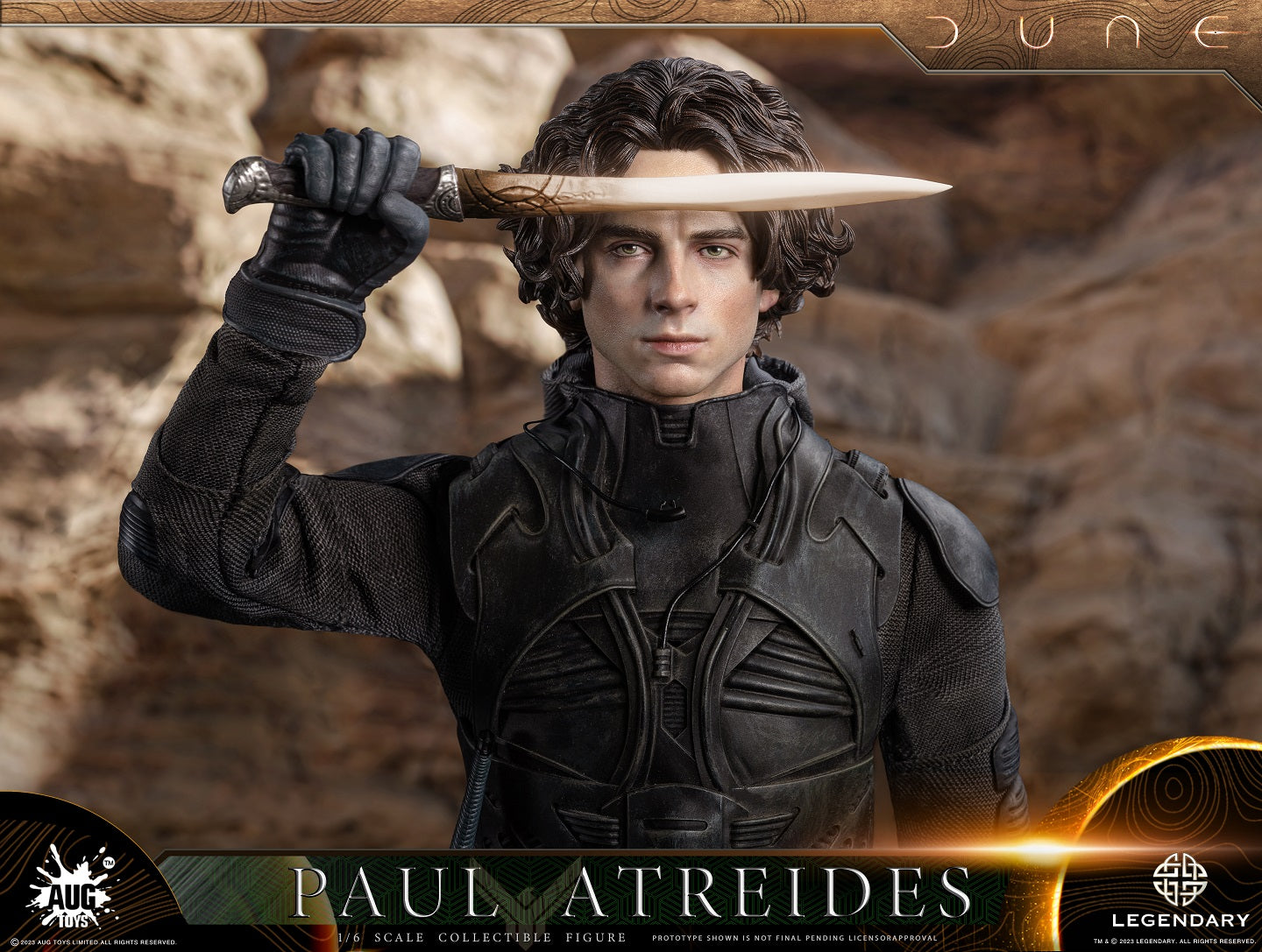 Preventa Figura Paul Atreides in Distillation Suit- Dune marca AUG Toys DL003 escala 1/6