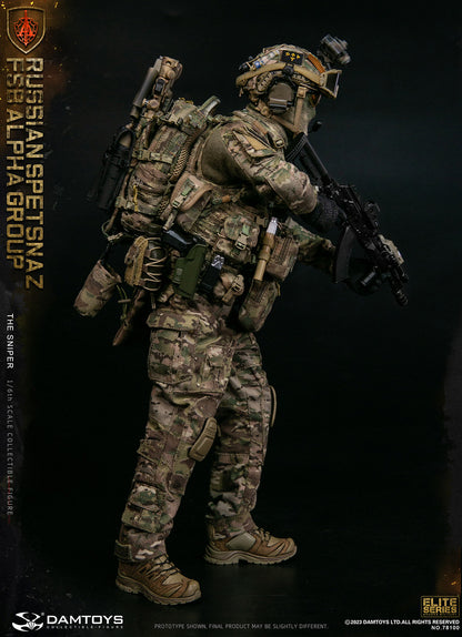 Preventa Figura The Sniper - Russian Spetsnaz FSB Alpha Group marca Damtoys 78100 escala 1/6