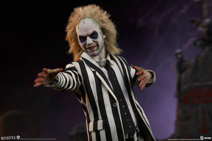 Preventa Figura Beetlejuice (nueva versión) - Beetlejuice (1988) marca Sideshow Collectibles #100490 escala 1/6