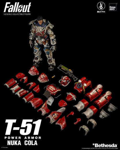 Preventa Figura T-51 (Nuka Cola) Power Armor - FALLOUT marca Threezero 3Z0773 escala 1/6