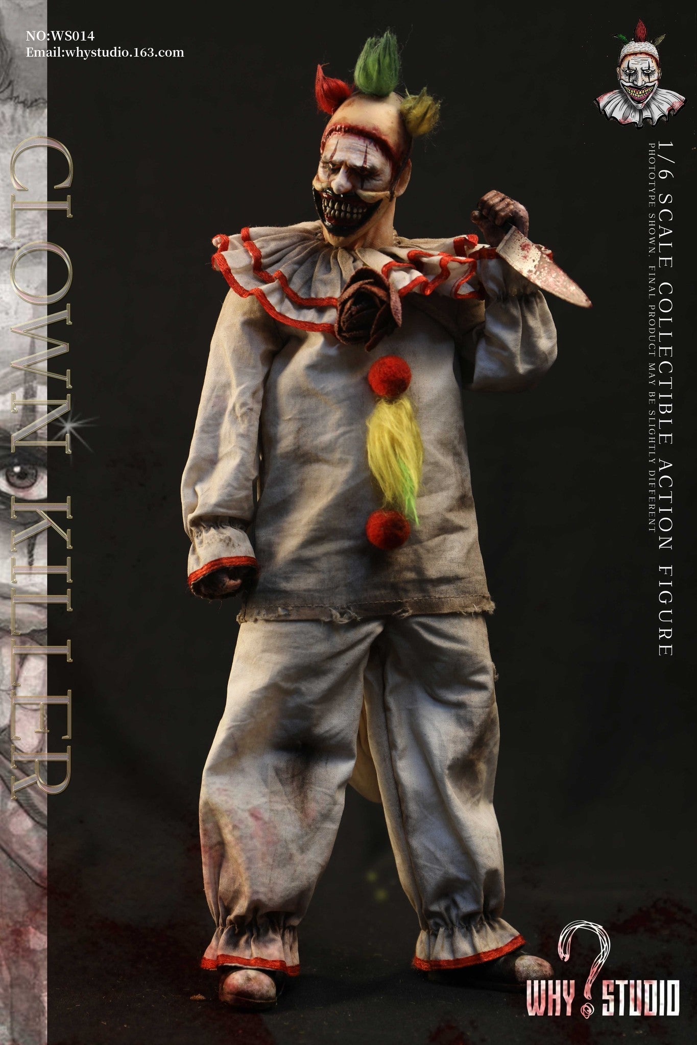 Pedido Figura Horror Clown marca Why Studio WS014 escala 1/6