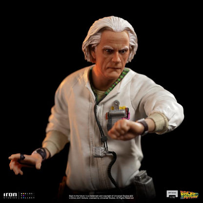 Preventa Estatua Doc Brown - Back to the Future - Limited Edition marca Iron Studios escala de arte 1/10