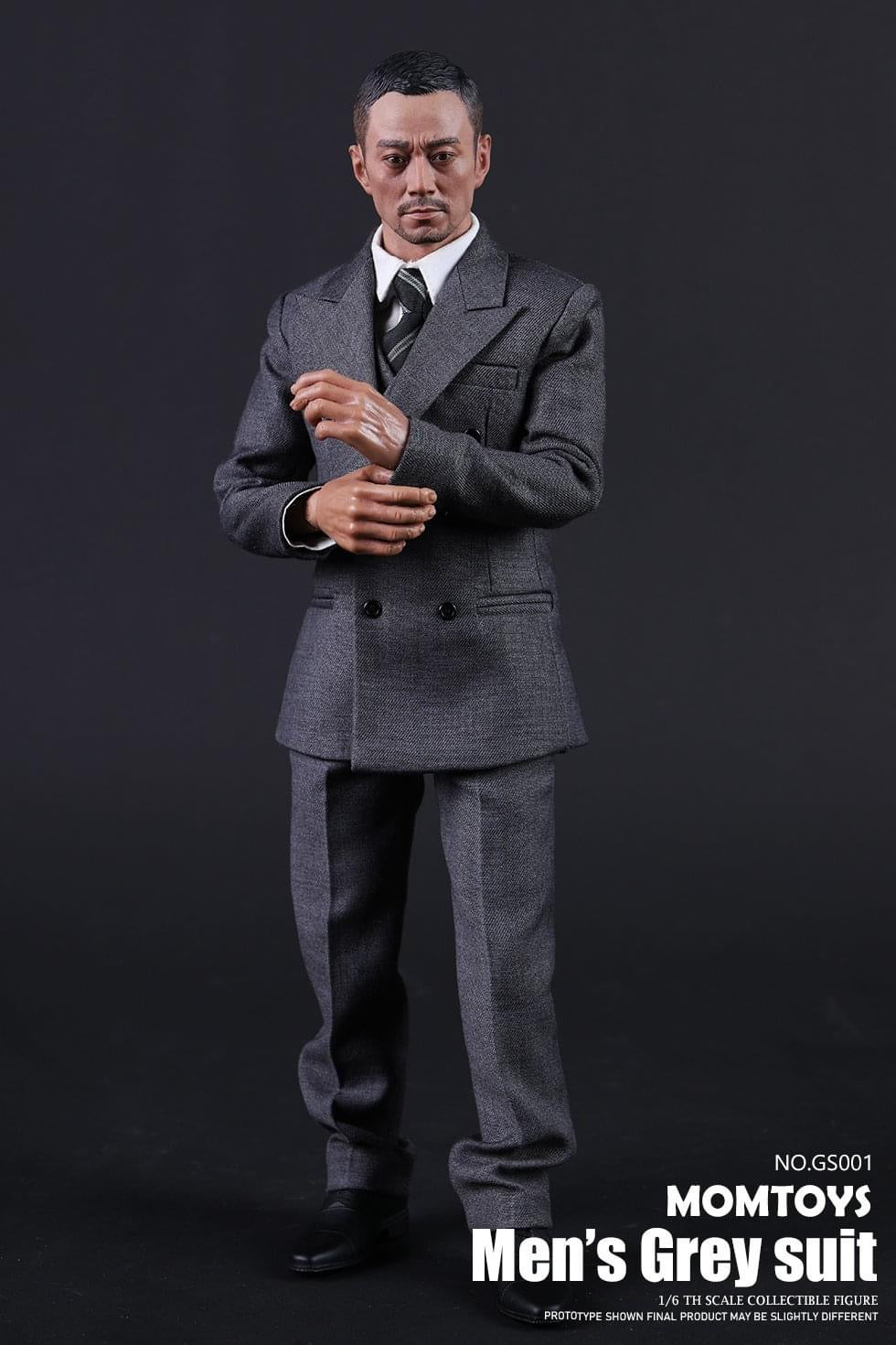 Pedido Set Traje gris de caballero marca MOMToys GS001 escala 1/6