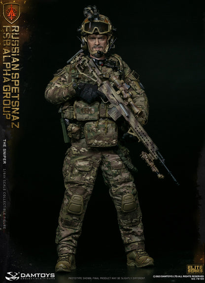 Preventa Figura The Sniper - Russian Spetsnaz FSB Alpha Group marca Damtoys 78100 escala 1/6