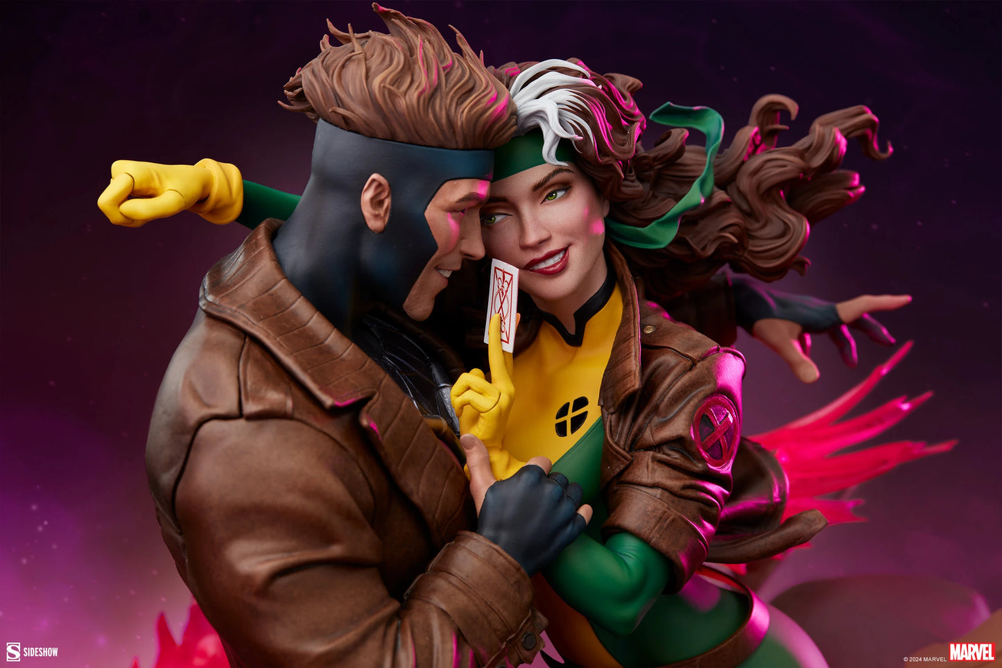 Preventa Estatua Marvel Rogue & Gambit marca Sideshow Collectibles (47 cm)