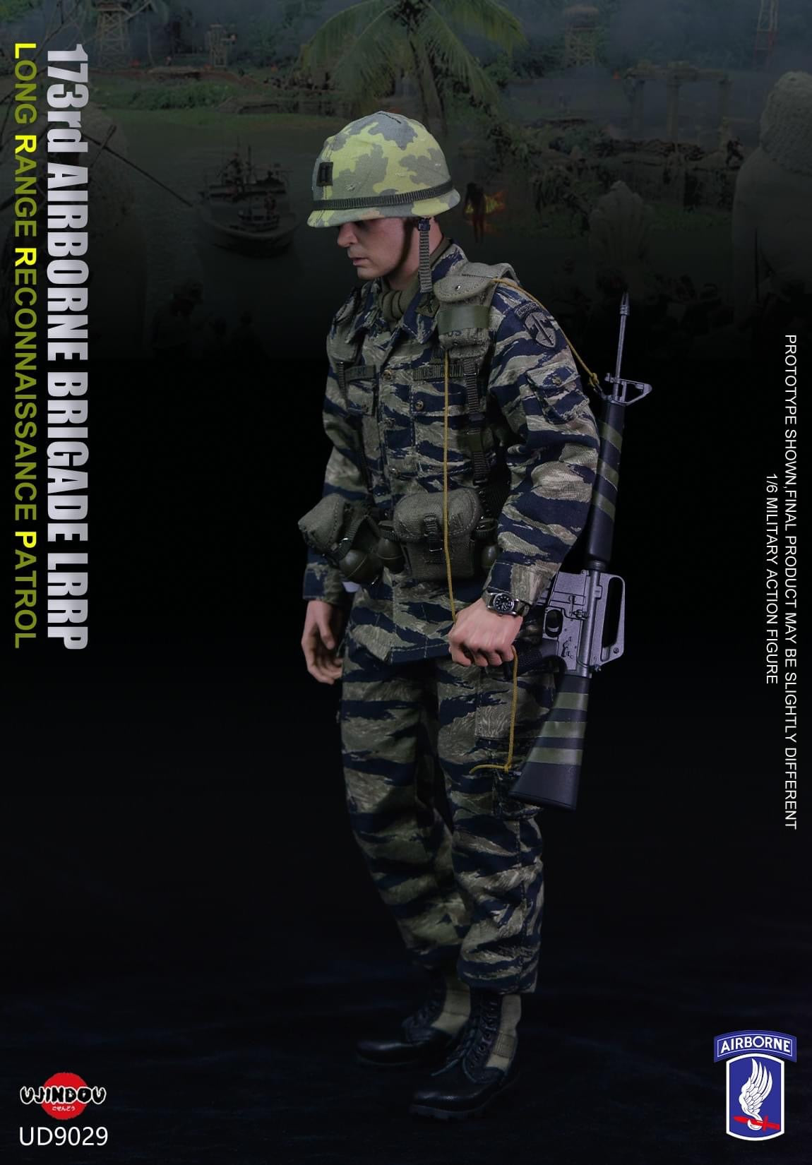 Pedido Figura US Army Airborne Brigade LRRP en Vietnam marca Ujindou UD9029 escala 1/6