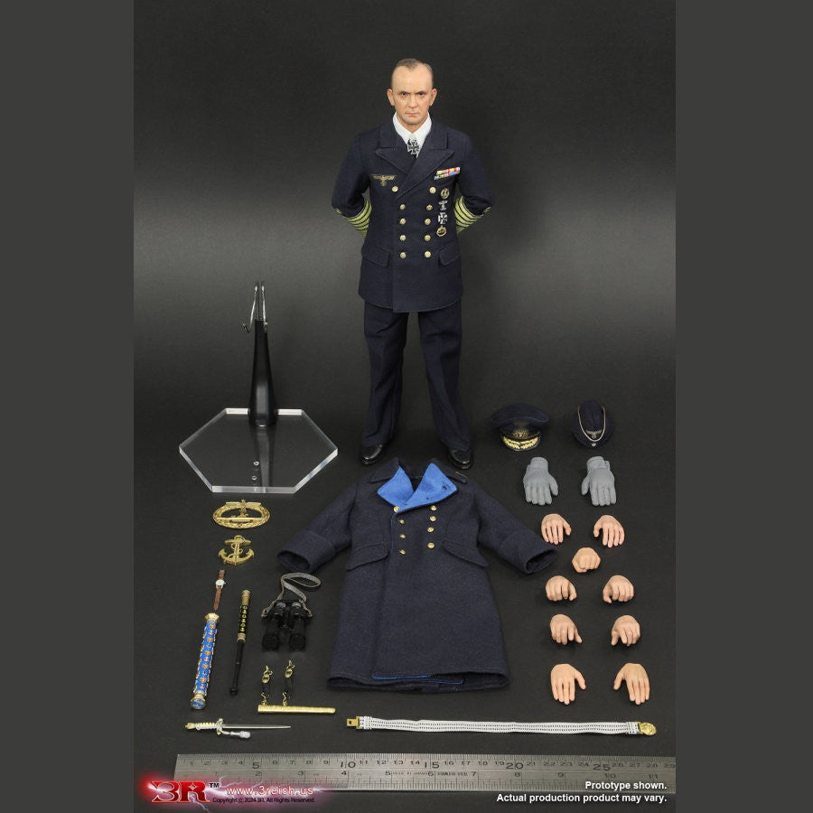 Preventa Figura Karl Dönitz - WWII German Großadmiral / Gran Almirante marca DID 3R GM654 escala 1/6