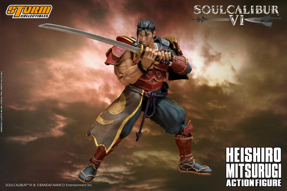 Pedido Figura Heishiro Mitsurugi - Soulcalibur VI marca Storm Collectibles escala pequeña 1/12