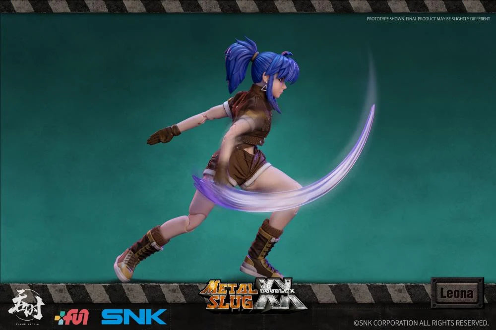 Preventa Figura Leona Heidern - Metal Slug XX marca Tunshi Studio SNK TS-012 escala pequeña 1/12