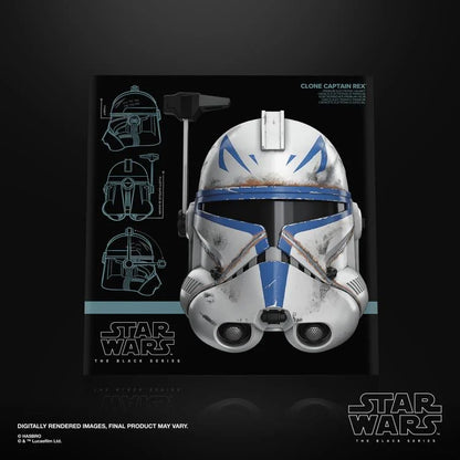 Pedido Casco Electrónico del Clone Captain Rex - Serie Star Wars: Ahsoka - Star Wars: The Black Series marca Hasbro escala real 1/1