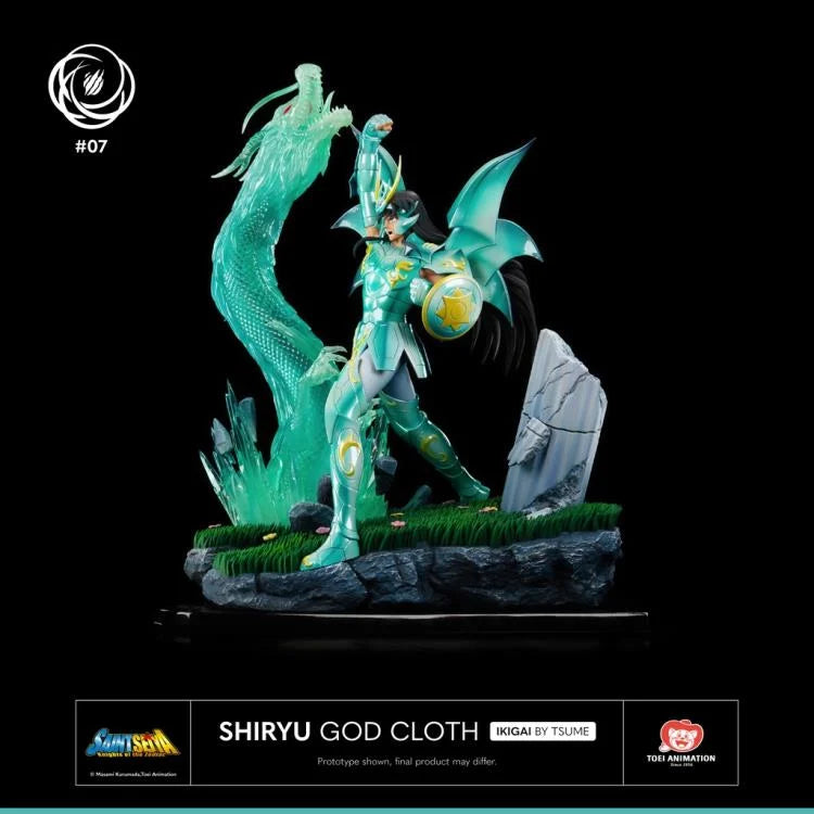 Pedido Estatua SHIRYU God Cloth (Limited Edition) - Saint Seiya Ikigai marca TSUME a escala 1/6 (43 cm)