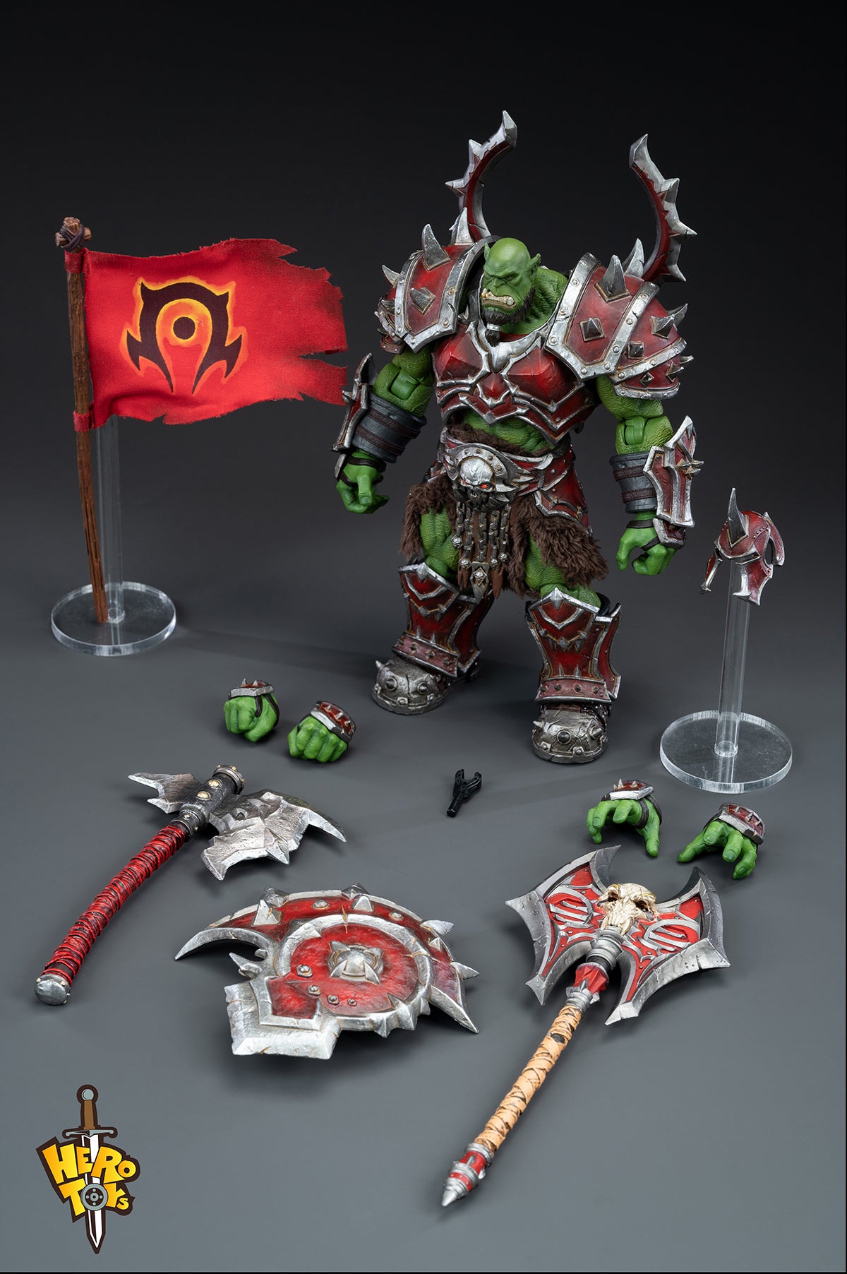 Pedido Figura Orc Warrior marca Hero Toys escala pequeña 1/12