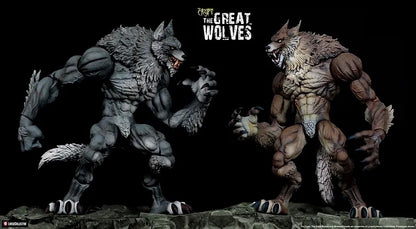 Preventa Figuras The Great Wolves (2 versiones) - The Crypt marca LooseCollector escala pequeña 1/12